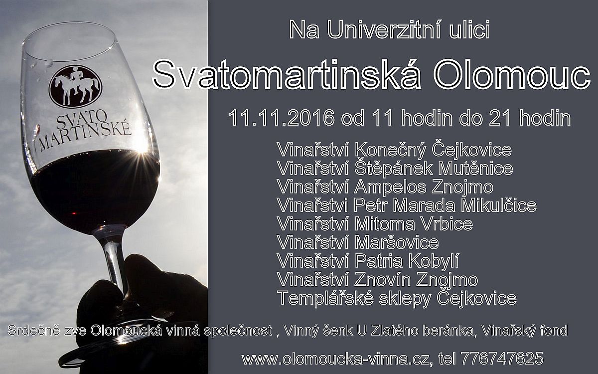 Svatomartinská Olomouc 11.11.2016
